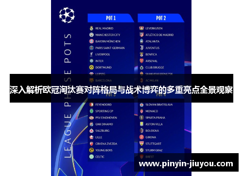 深入解析欧冠淘汰赛对阵格局与战术博弈的多重亮点全景观察